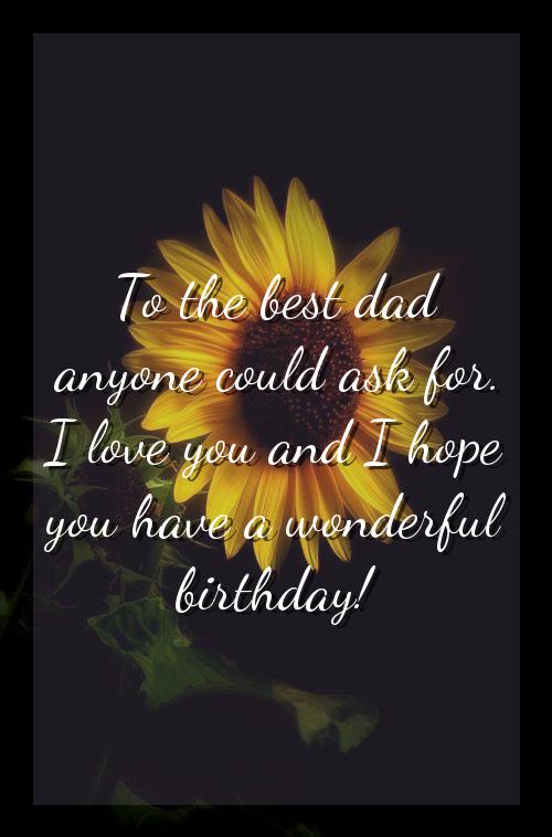best quotes to wish happy birthday to father